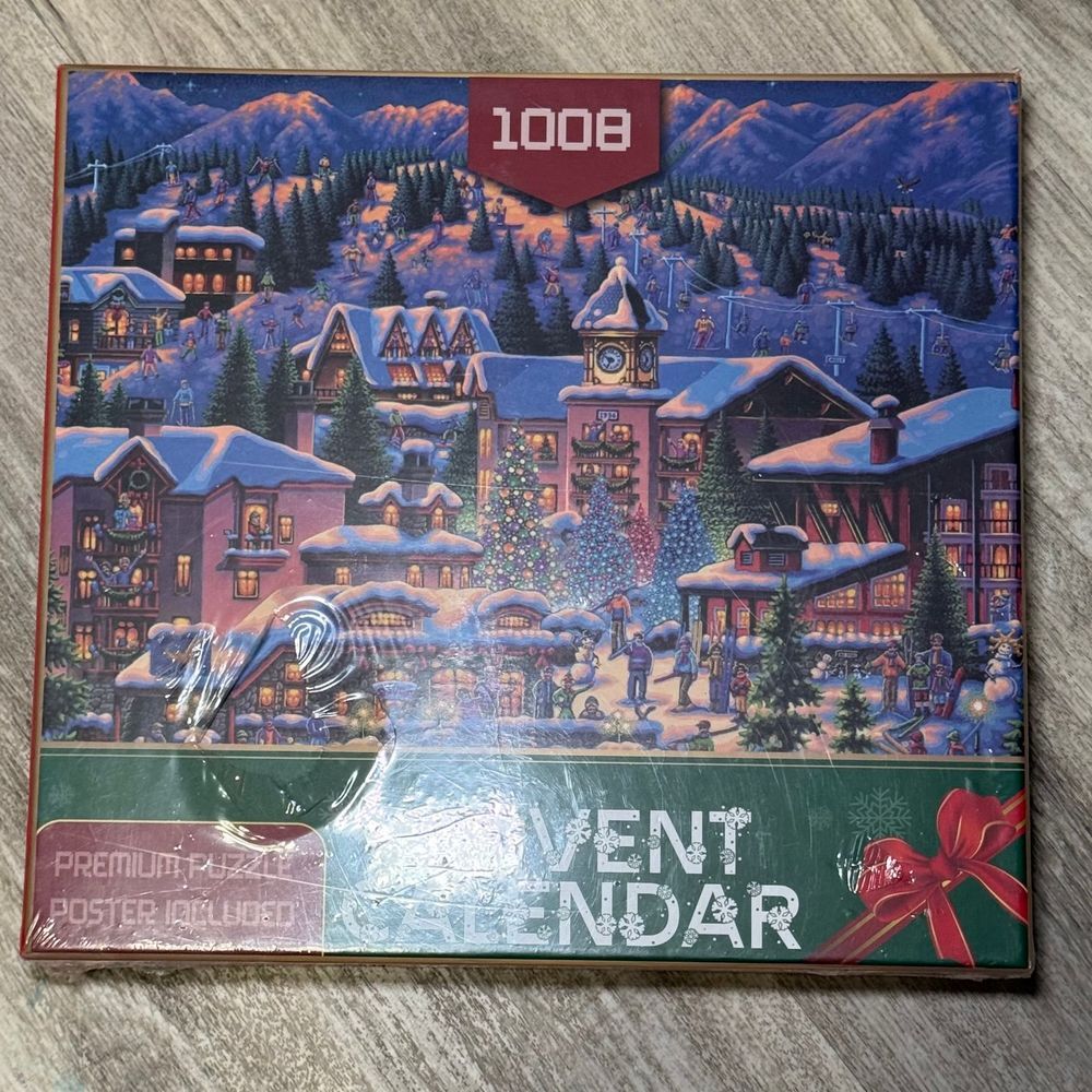 Jigsaw Puzzle advent calendar 1008‎ piece winter theme